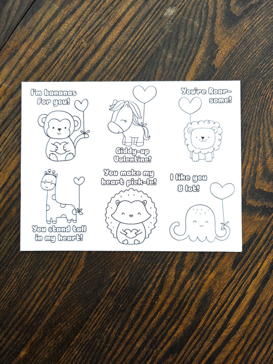 Baby Animals Valentine's Day Cards