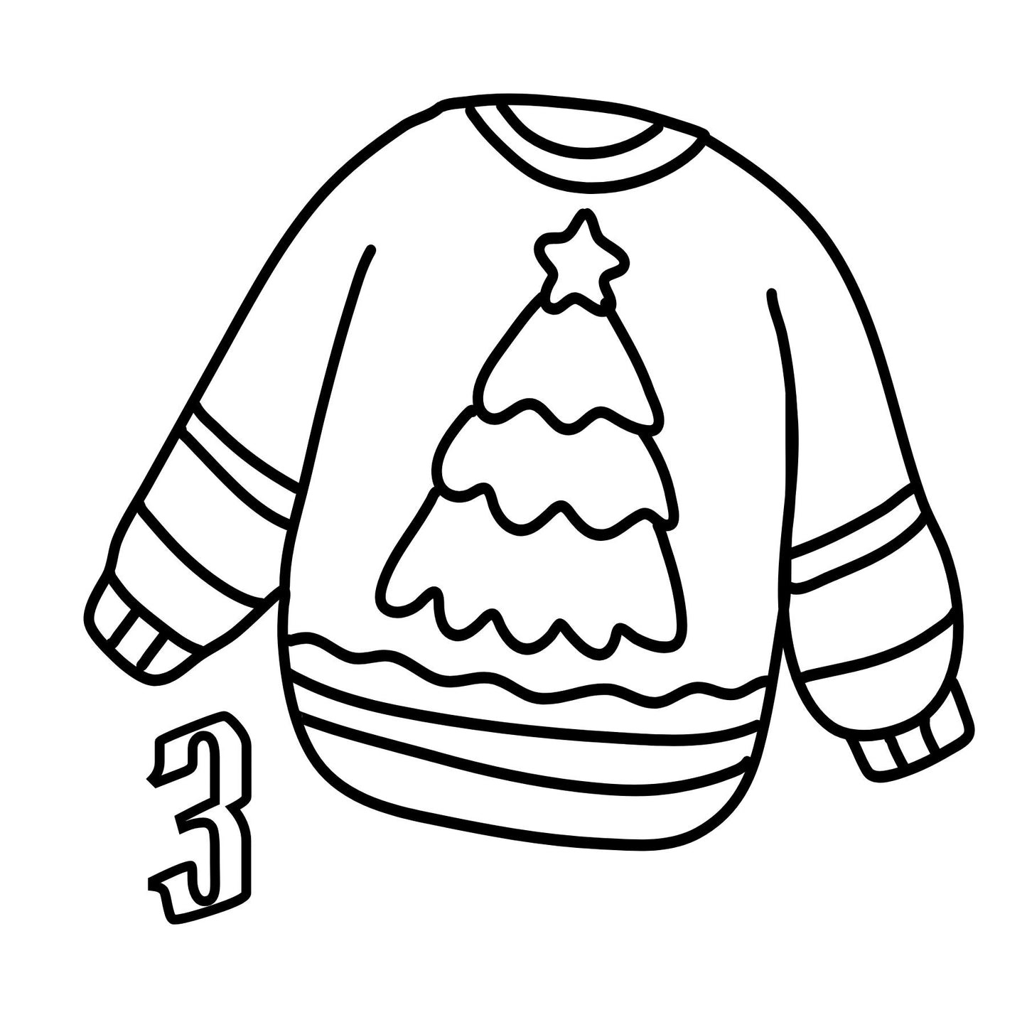 MISPRINTED - 25 Days of Christmas Mini Coloring book