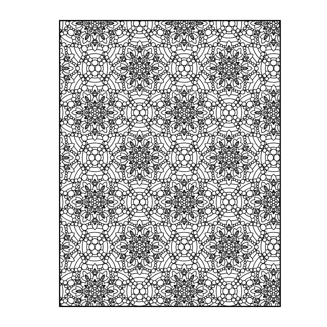 Kaleidoscope Coloring Book