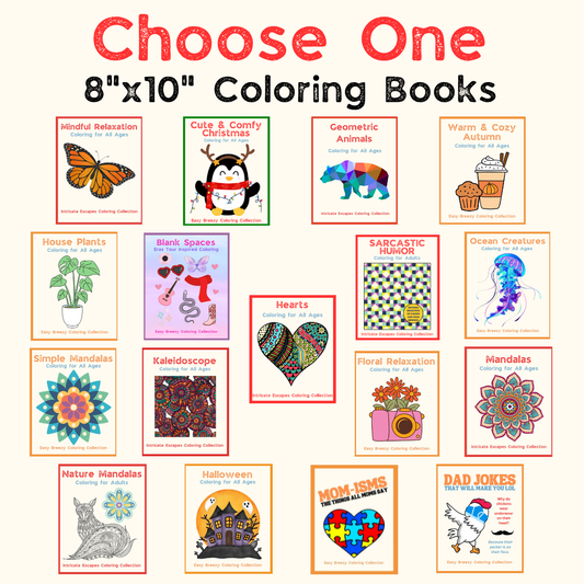 BIG & small Coloring Book Bundle