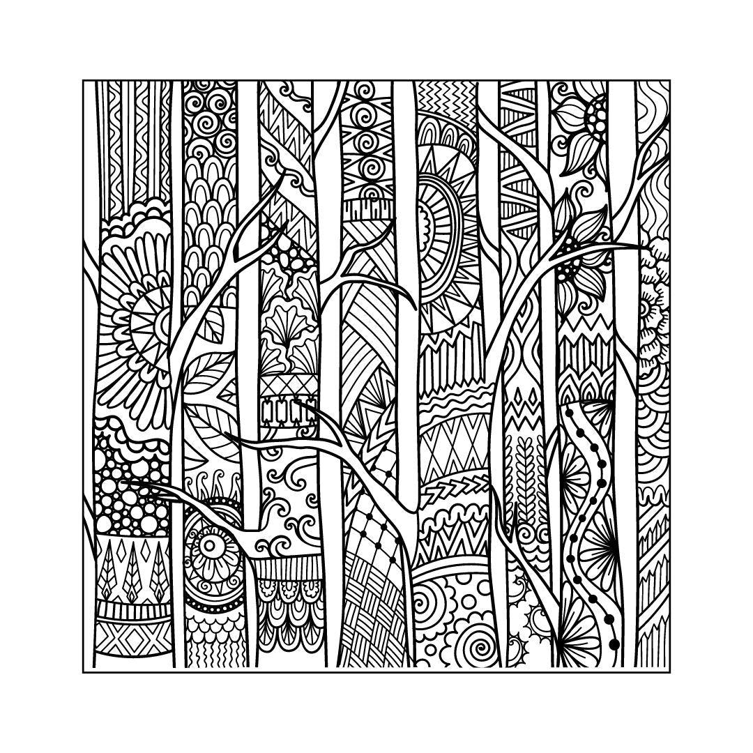 Nature Mandalas Coloring Book
