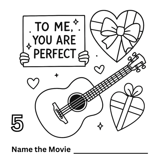 25 Days of Name The Christmas Movie Mini Coloring Book
