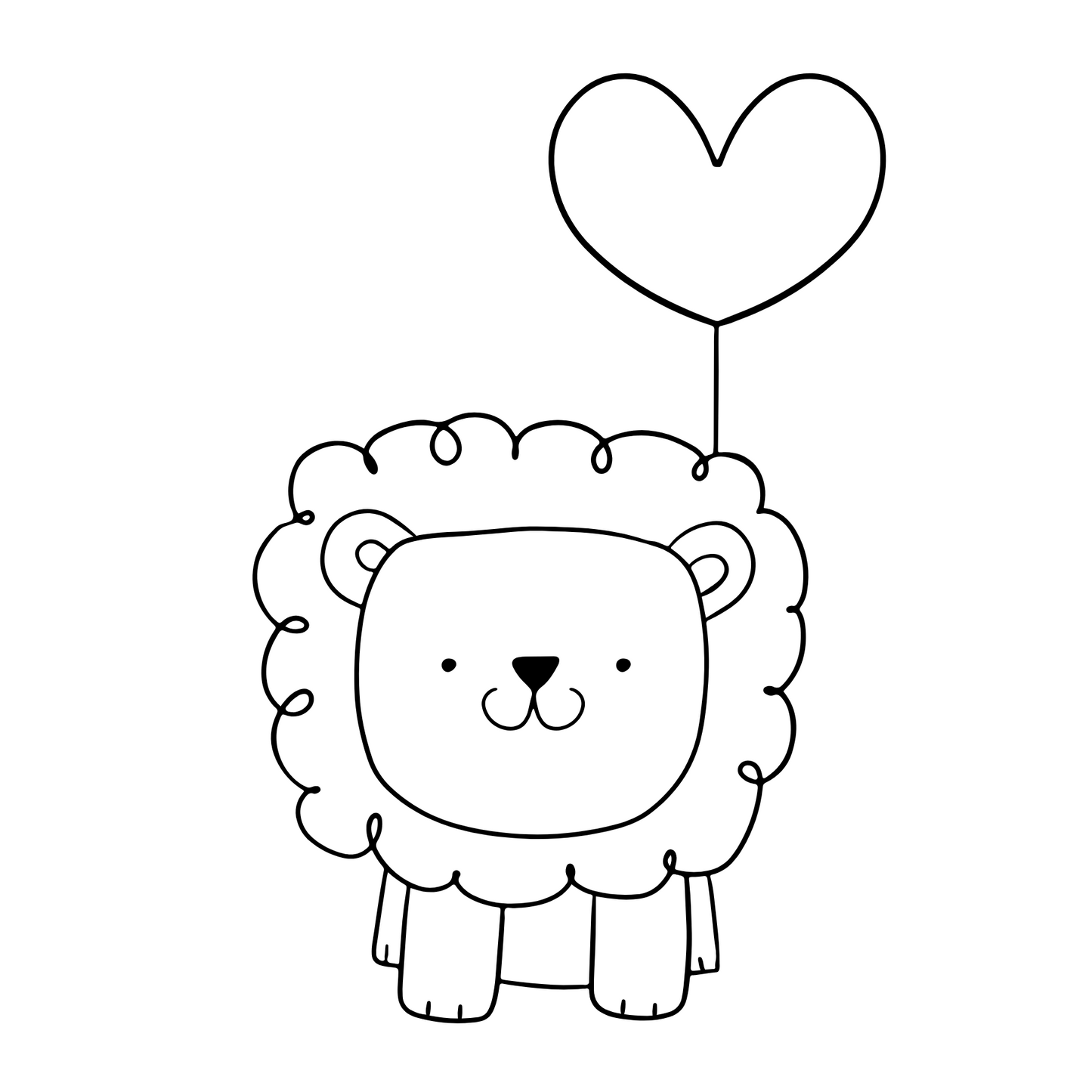 Baby Animals Mini Coloring Book