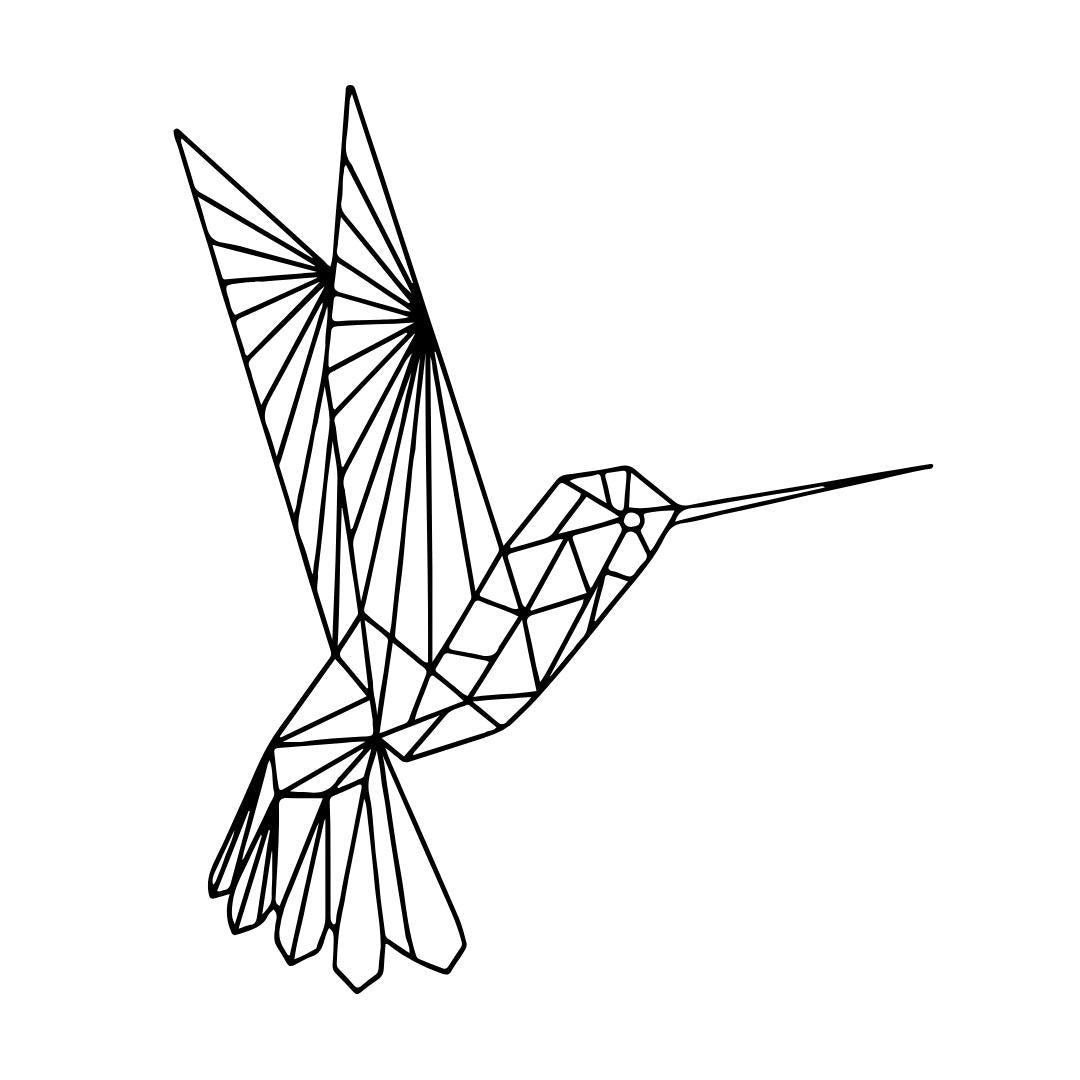 Geometric Animals Coloring Book