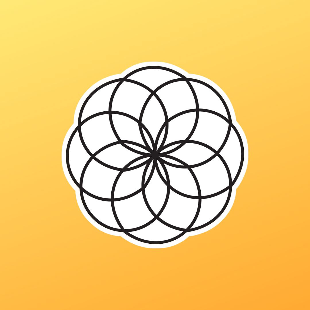 Simple Mandalas Colorable Stickers Pack