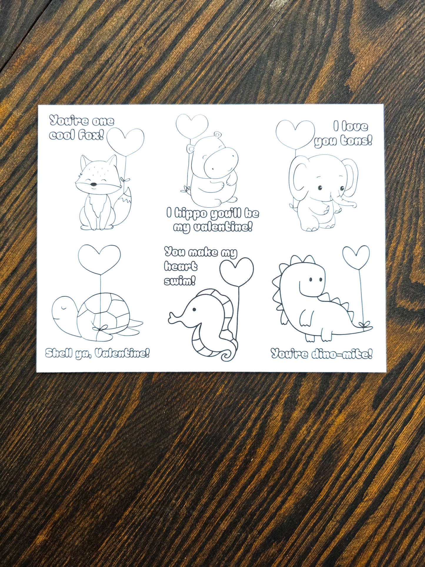 Baby Animals Valentine's Day Cards