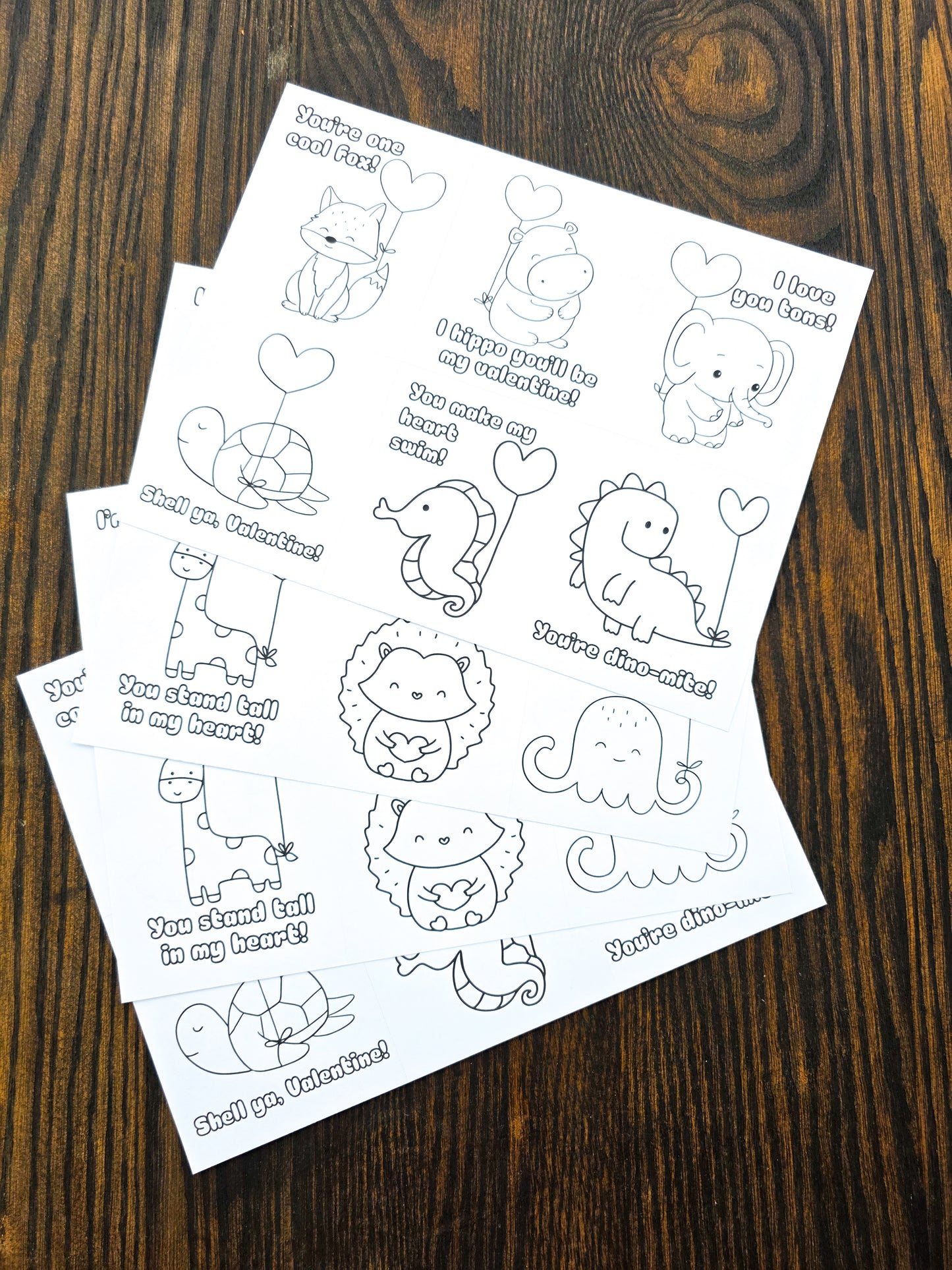 Baby Animals Valentine's Day Cards