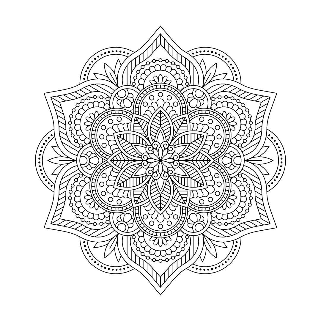 Mandalas Coloring Book