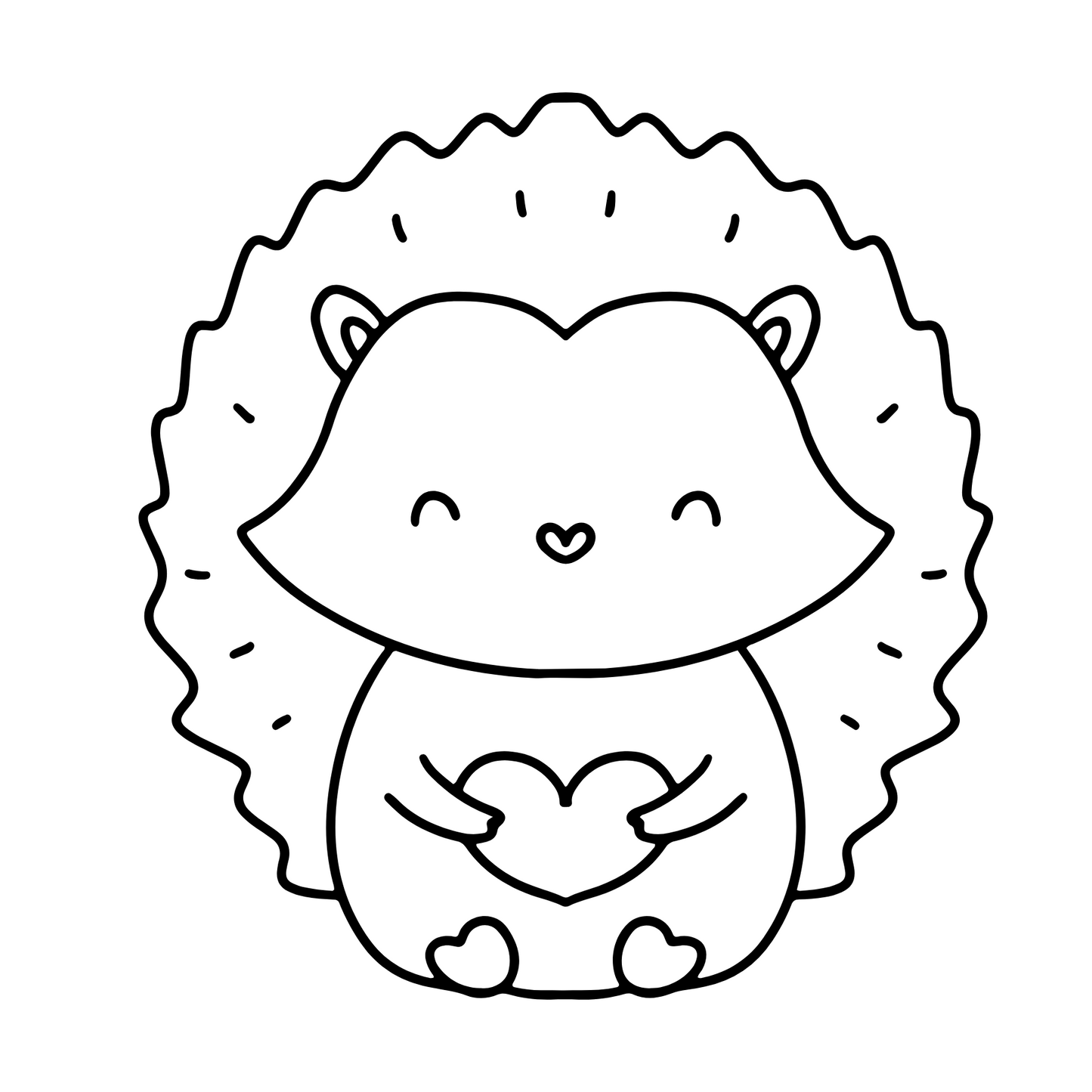 Baby Animals Mini Coloring Book