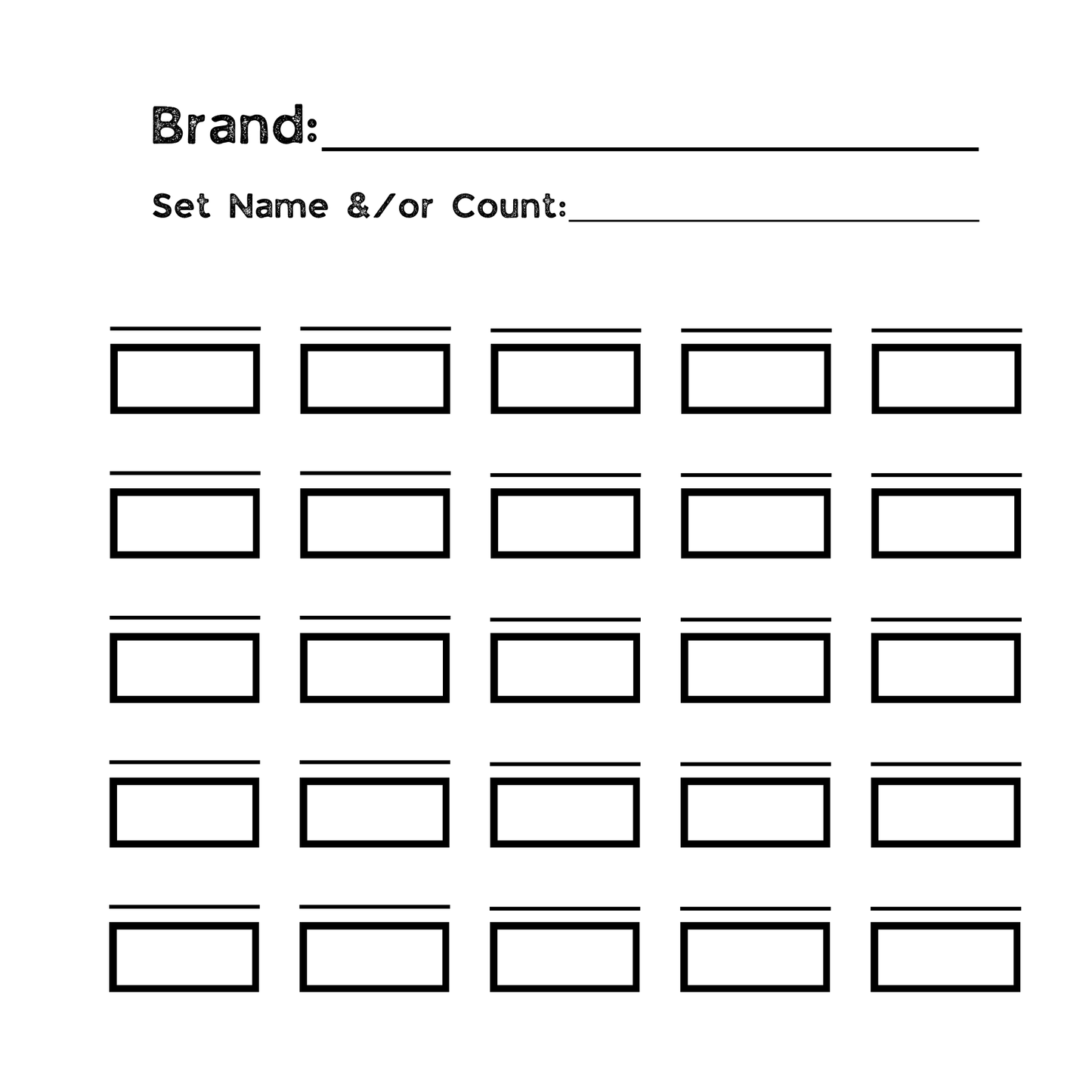 Swatch Book Bundle - 2 different sized swatch books for ALL of your swatches