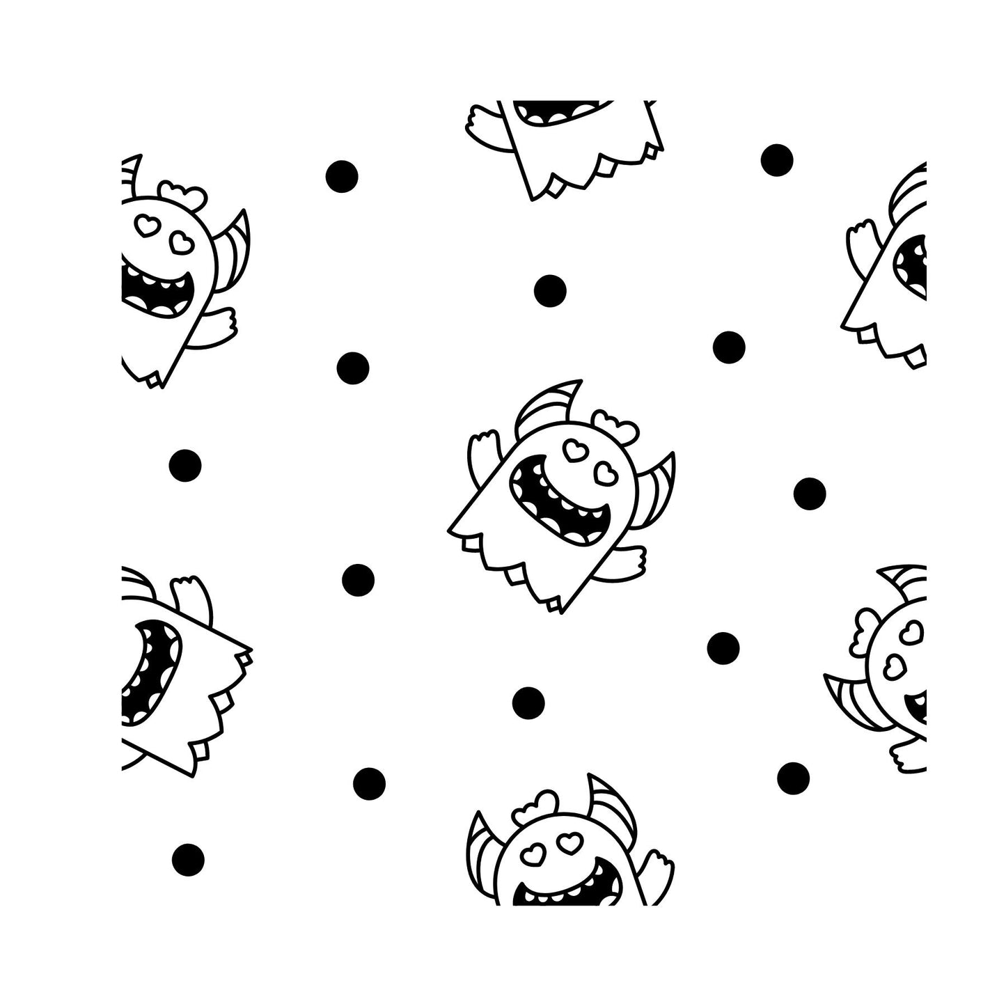 Monsters Mini Coloring Book