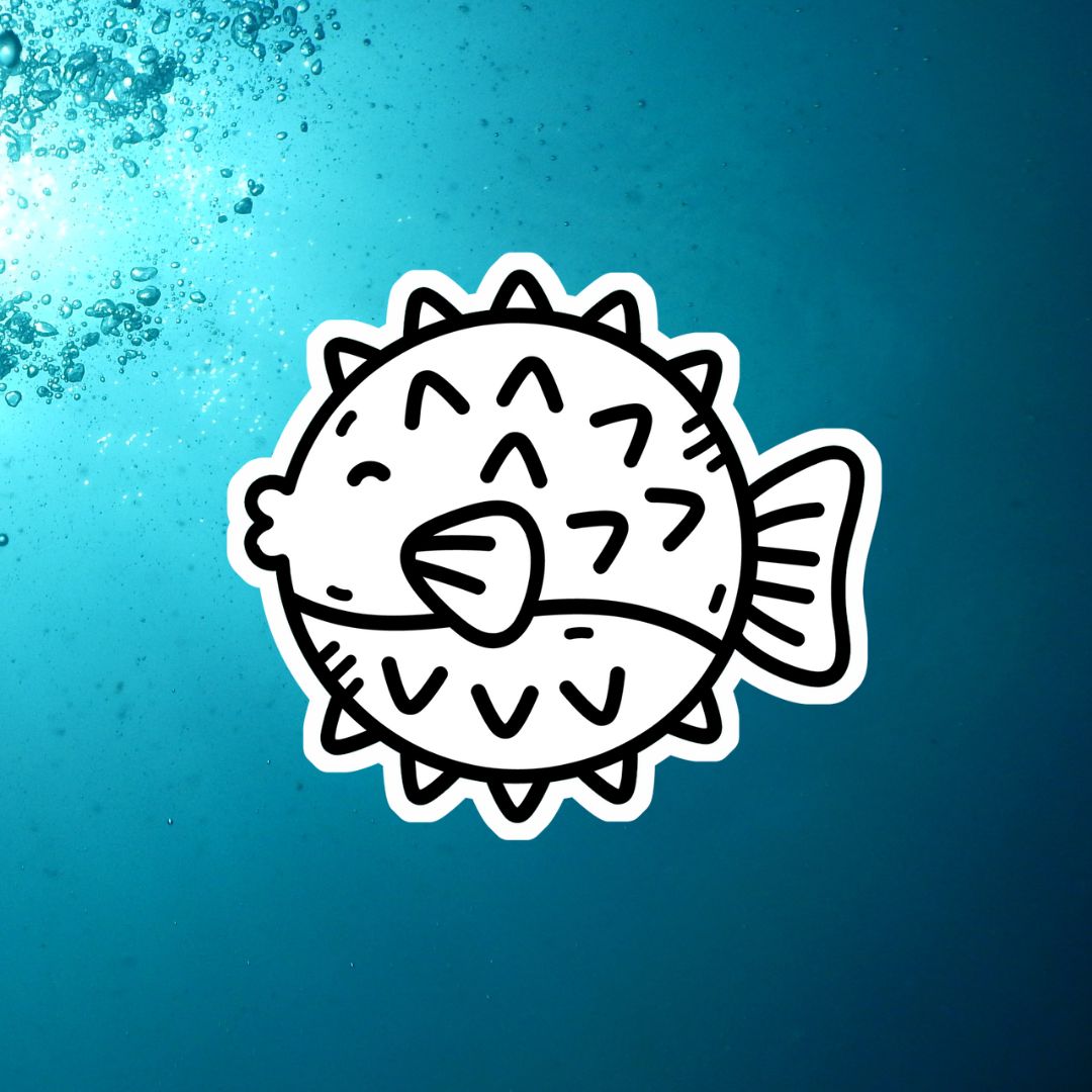 Under The Sea Colorable Stickers Pack