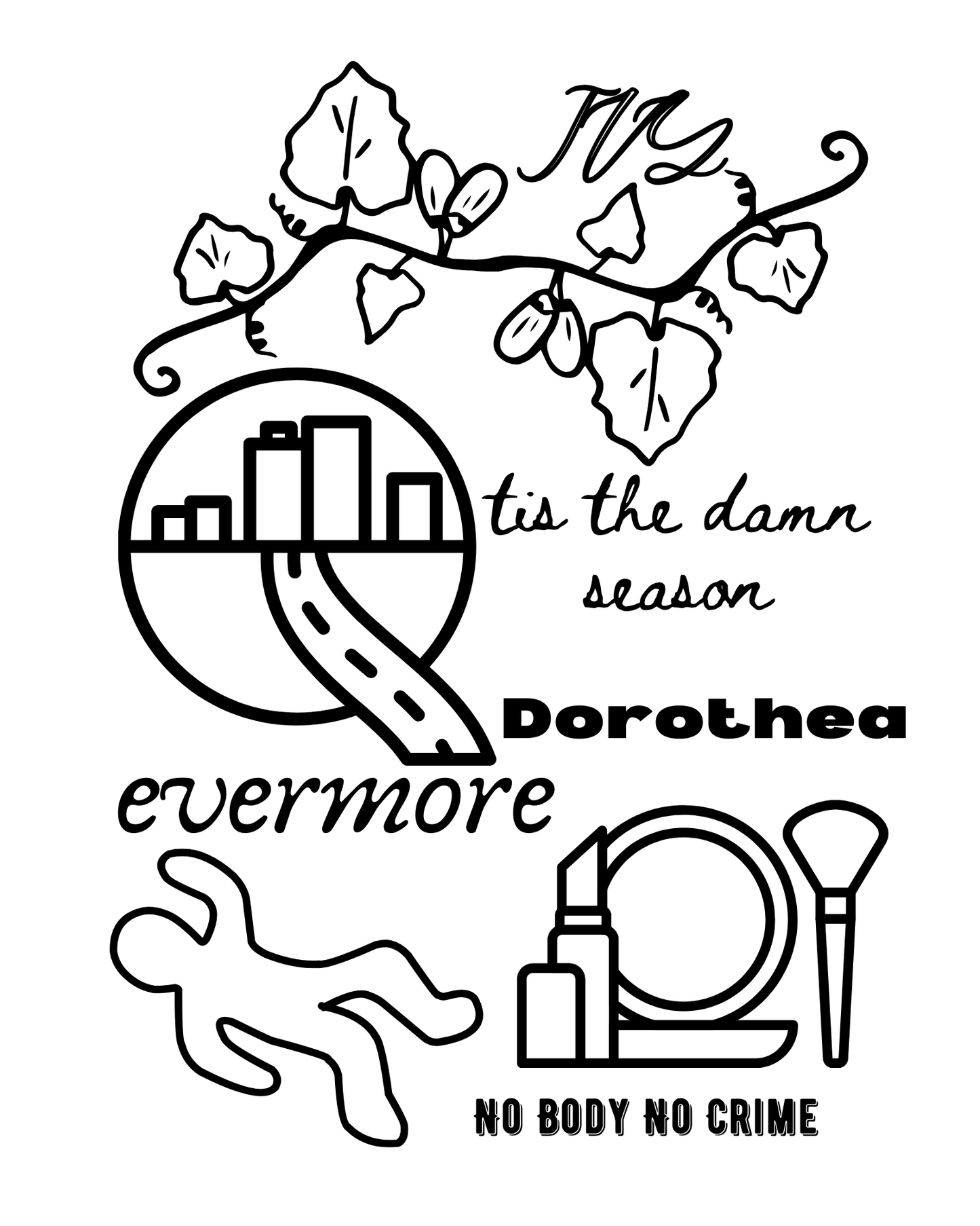 Blank Spaces - Eras Tour Inspired Coloring Book