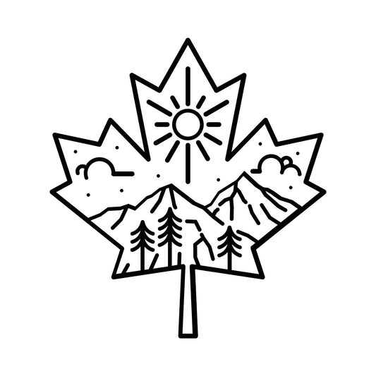 Canada Day Mini Coloring Book
