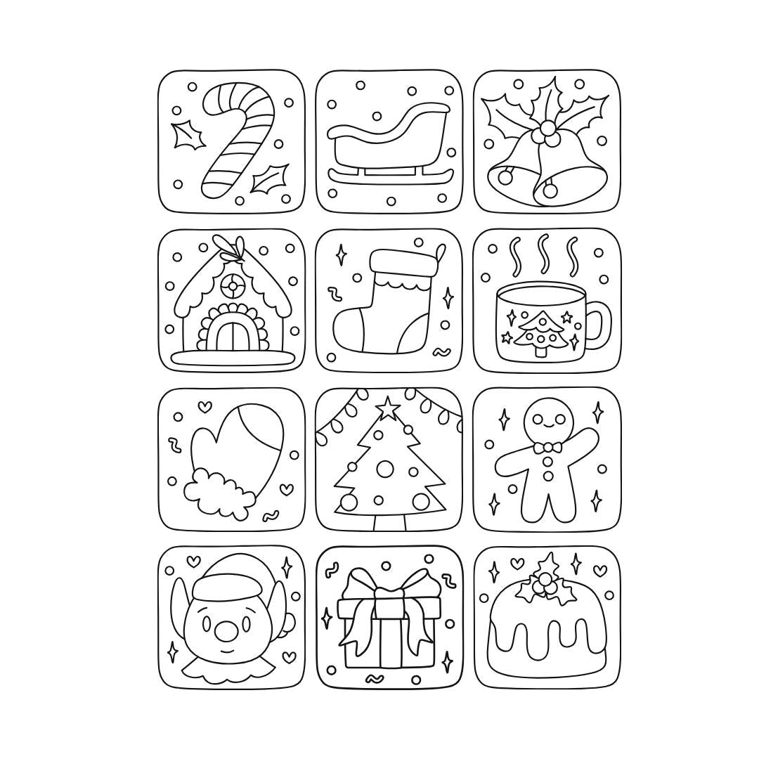 Christmas Coloring Books Bundle