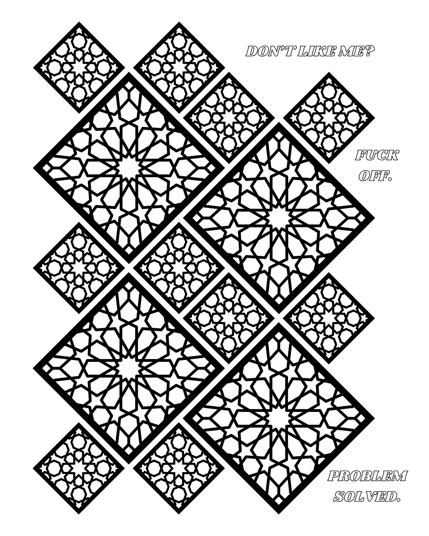 Sarcastic Humor Coloring Book