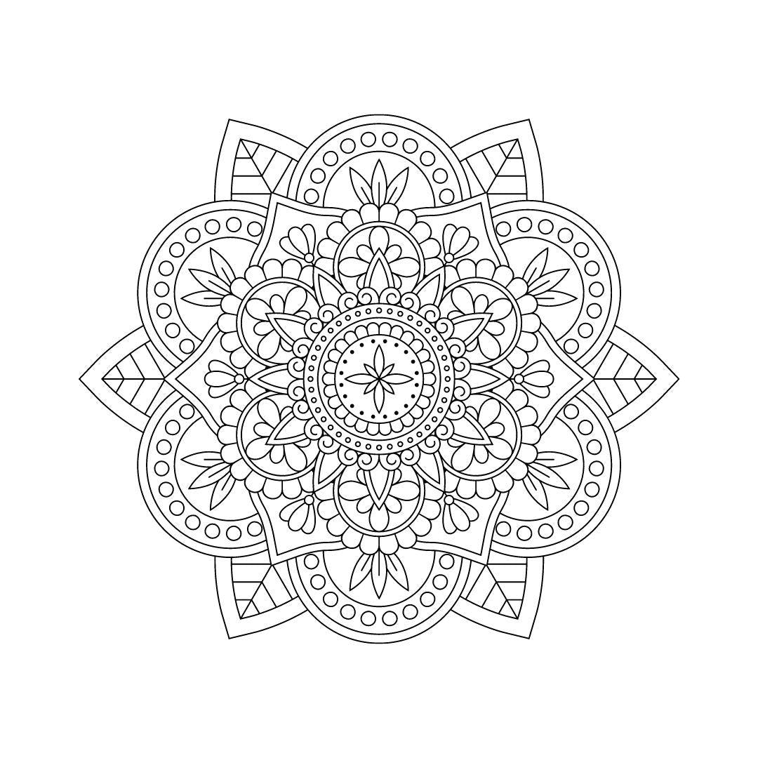 Mandalas Coloring Book