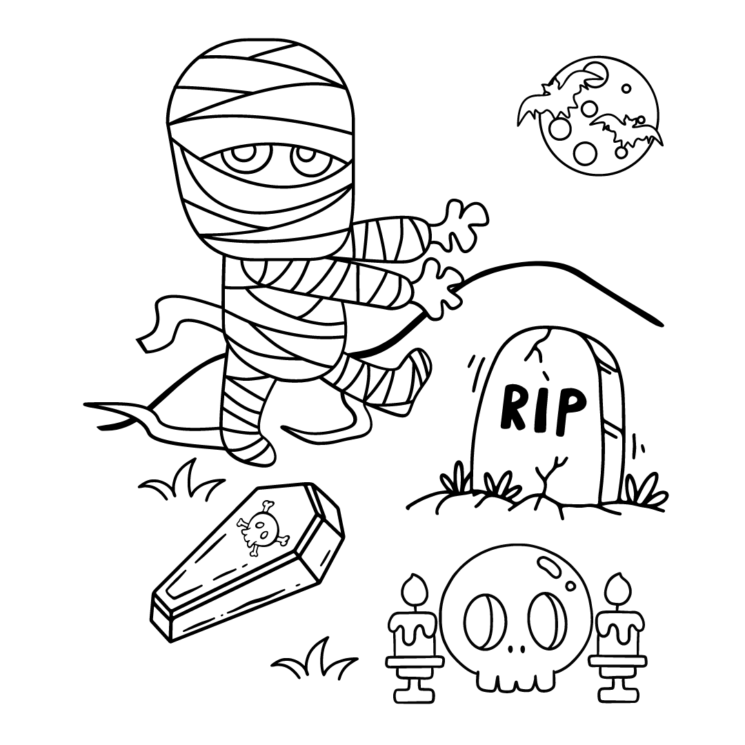 Halloween Coloring Book