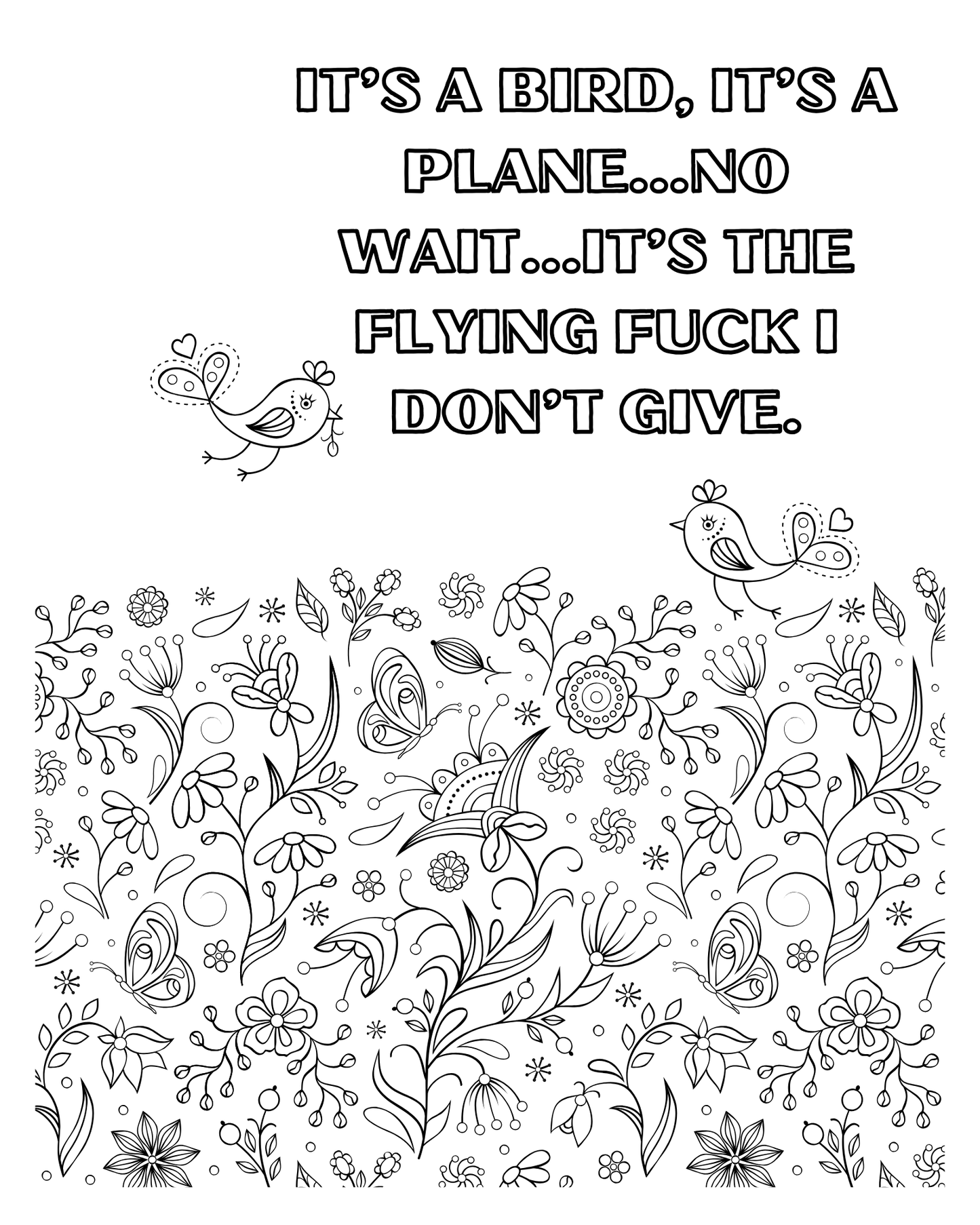 Sarcastic Humor Coloring Book