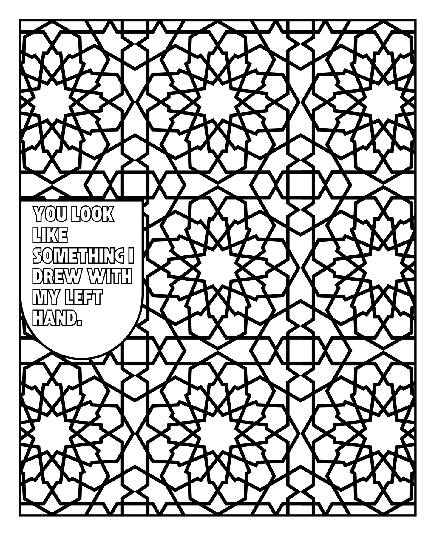 Sarcastic Humor Coloring Book