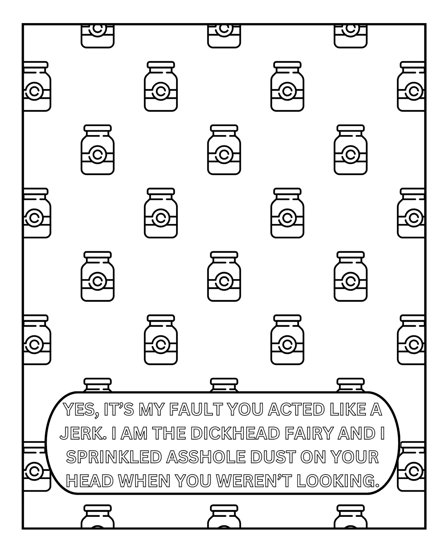 Sarcastic Humor Coloring Book