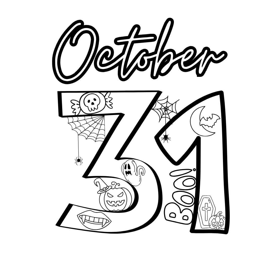 Halloween Coloring Book