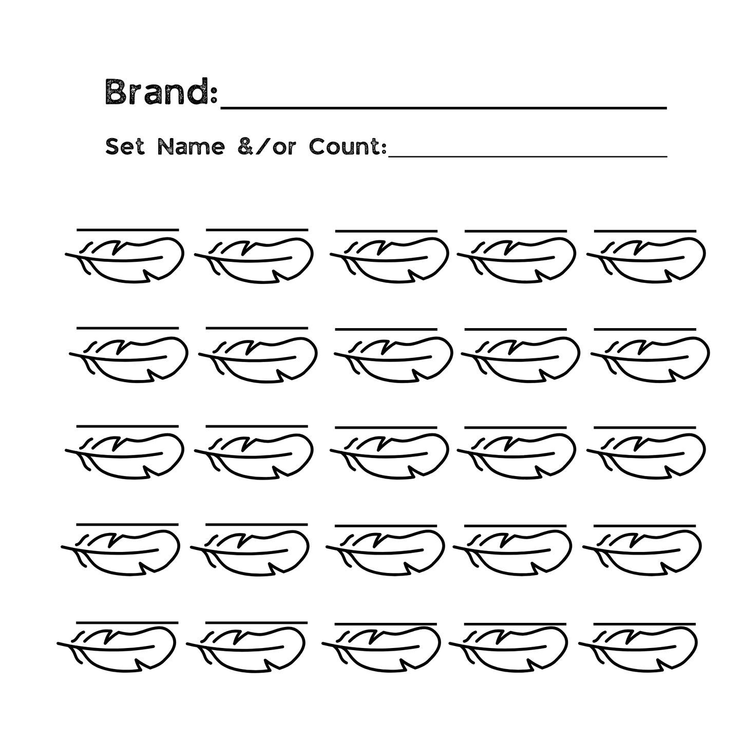 Swatch Book Bundle - 2 different sized swatch books for ALL of your swatches