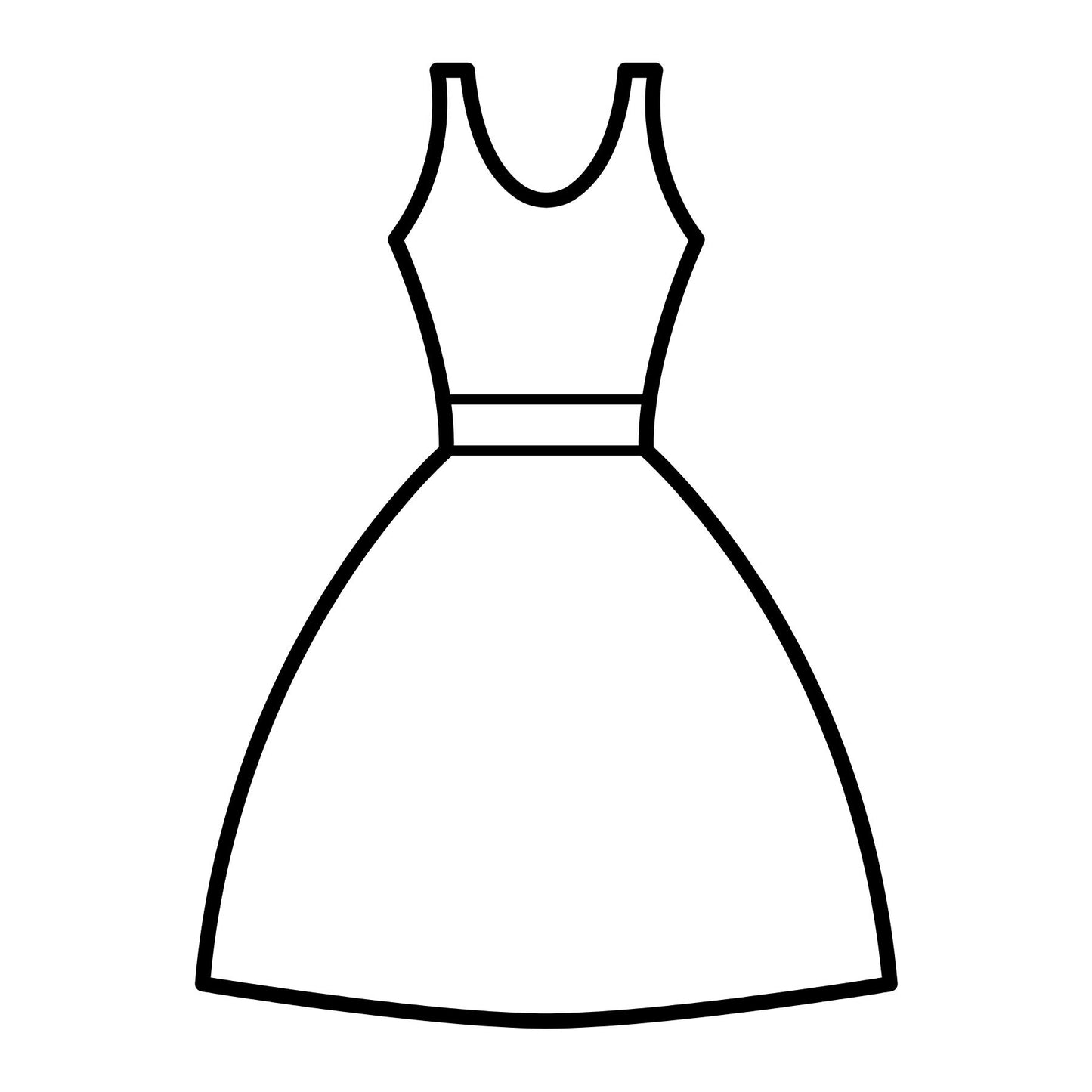 Dresses Mini Coloring Book