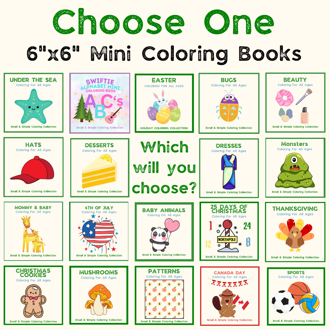BIG & small Coloring Book Bundle