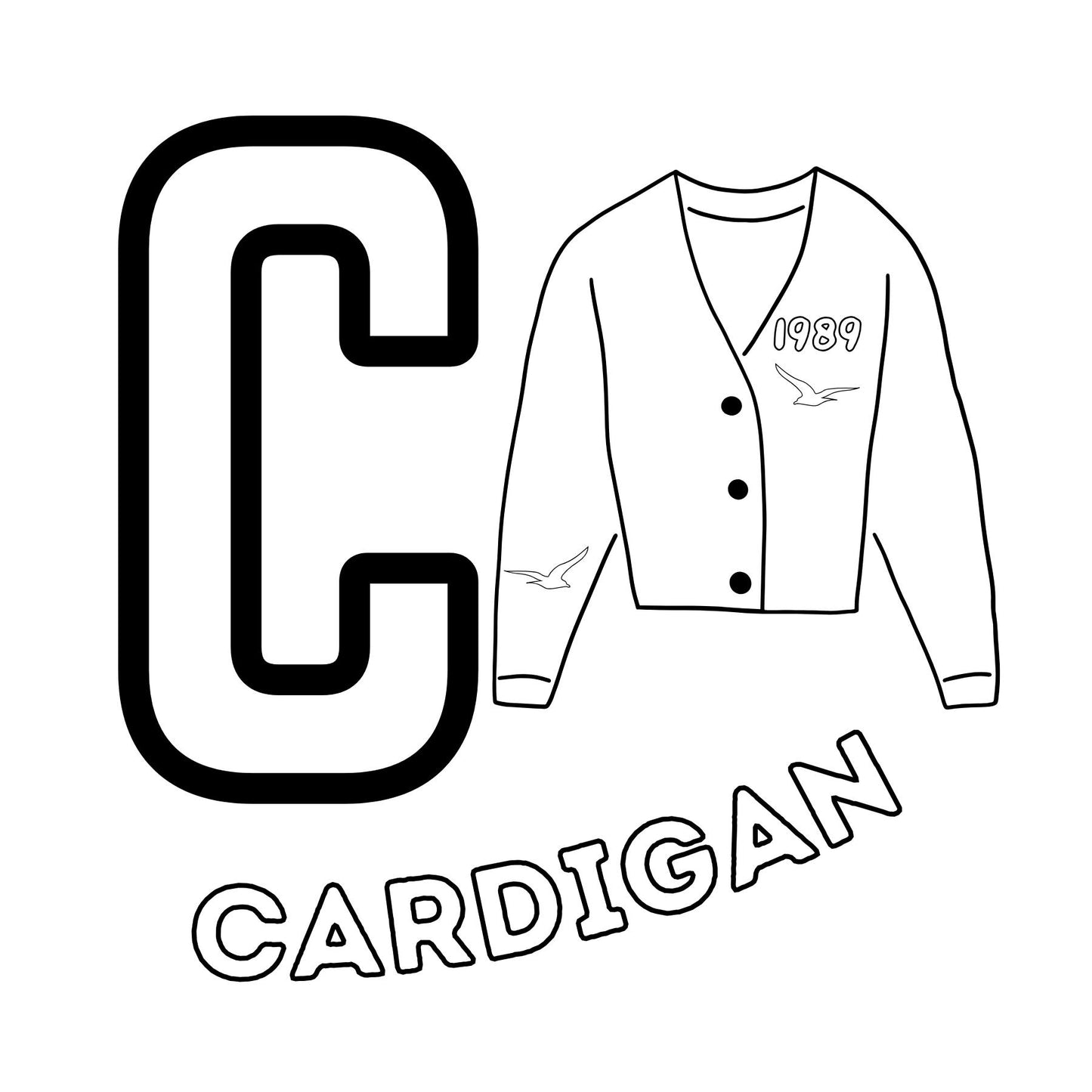 Swiftie ABCs Mini Coloring Book