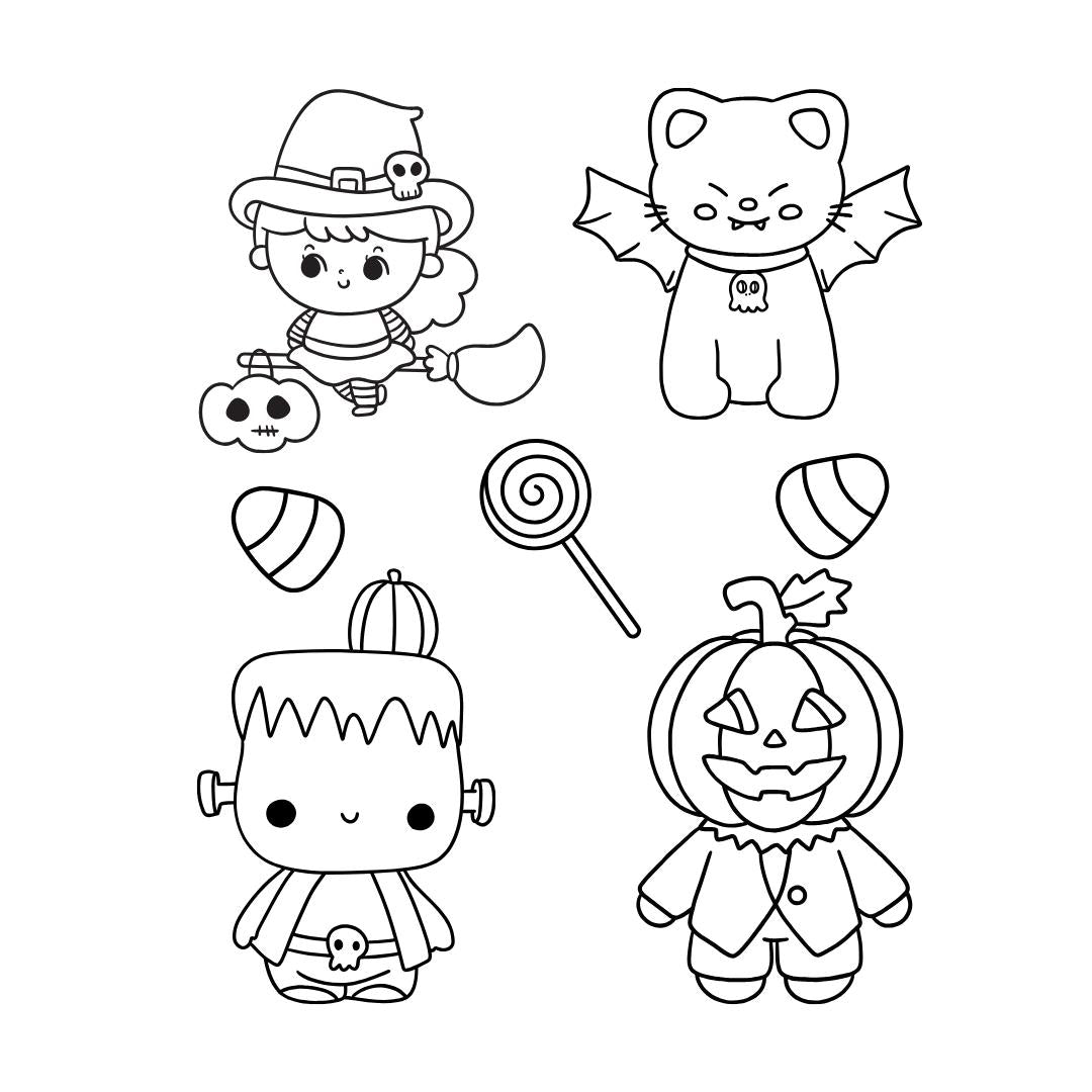 Halloween Coloring Book