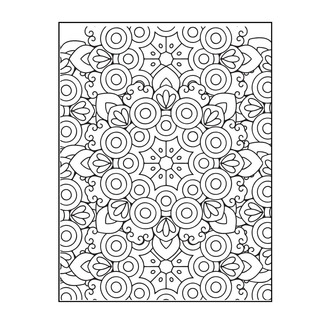 Kaleidoscope Coloring Book