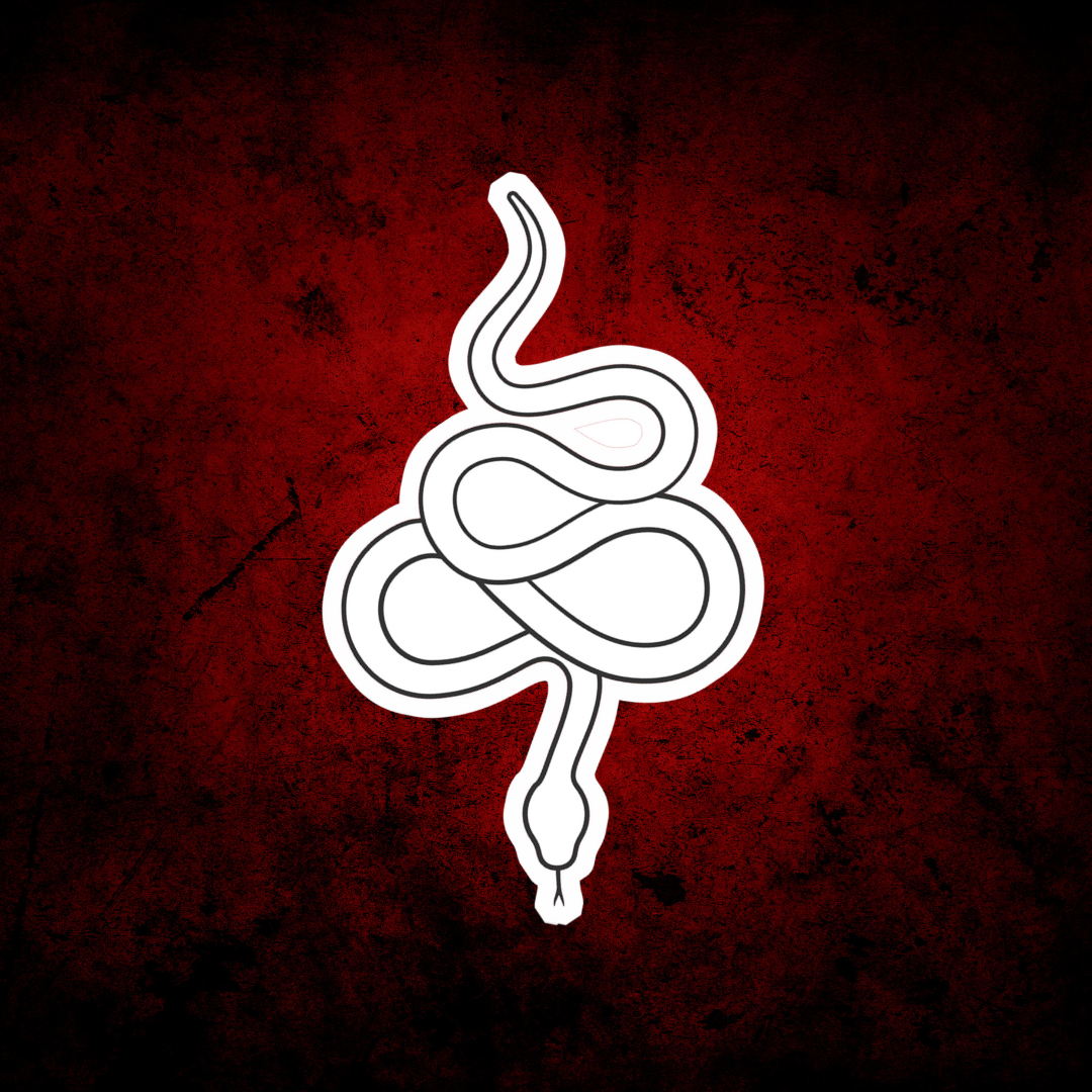 Snake Colorable Sticker - Vinyl Sticker YOU Color