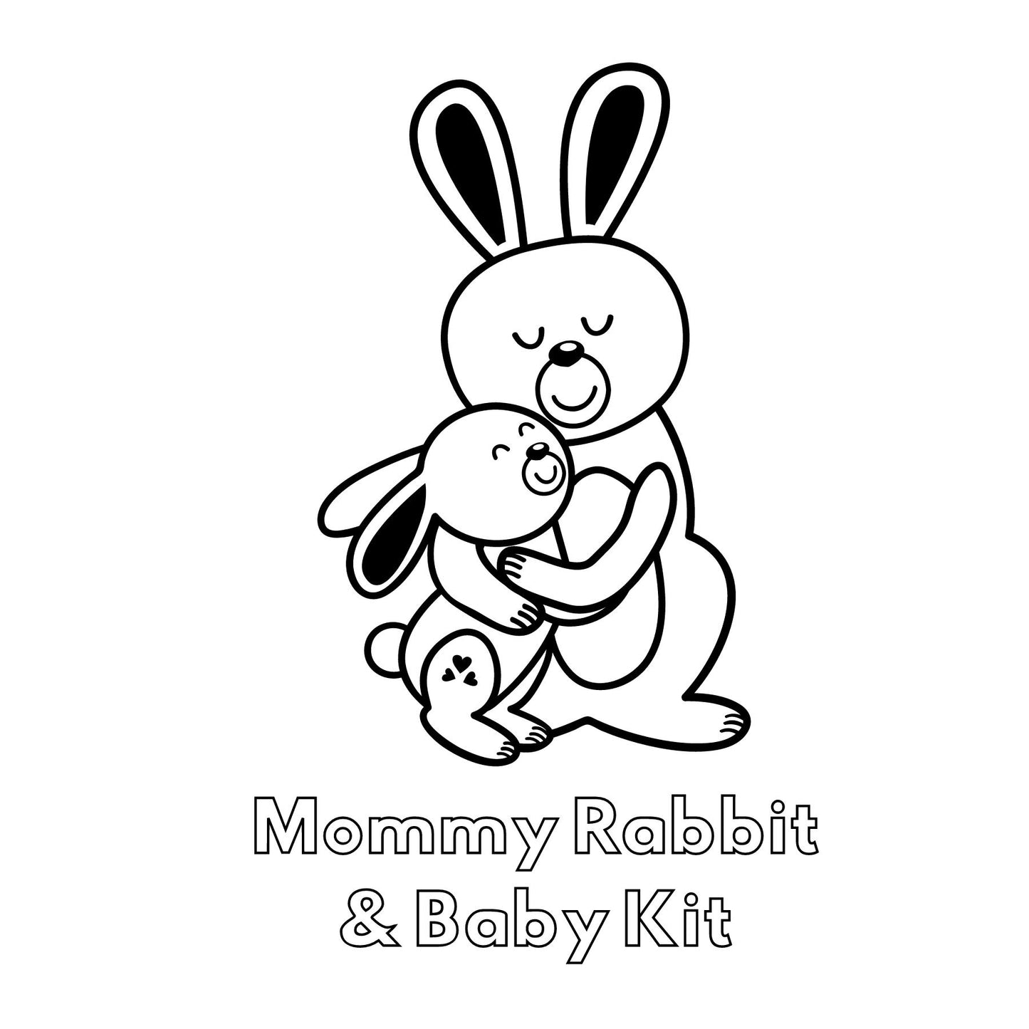 Mommy & Baby Mini Coloring Book