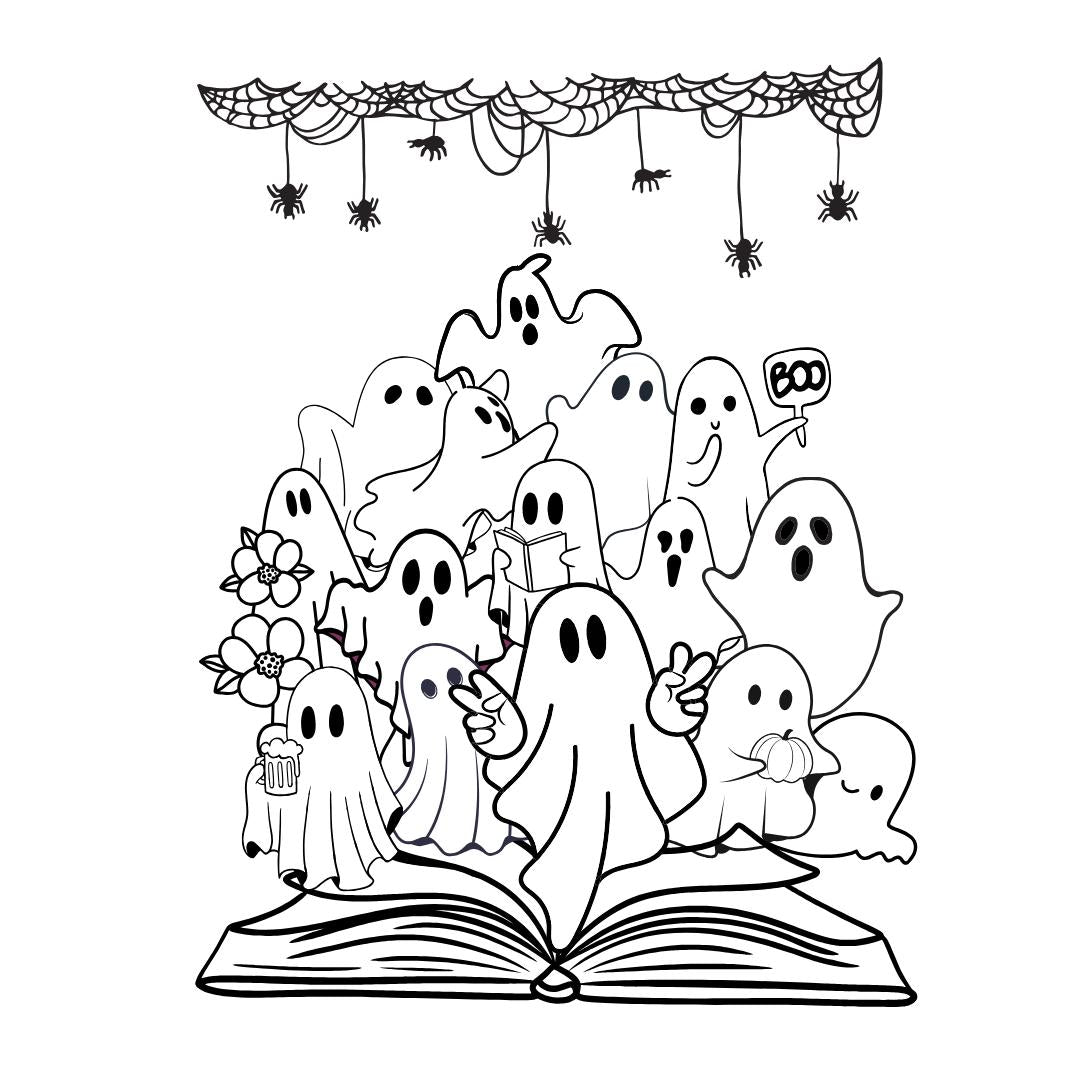 Halloween Coloring Book