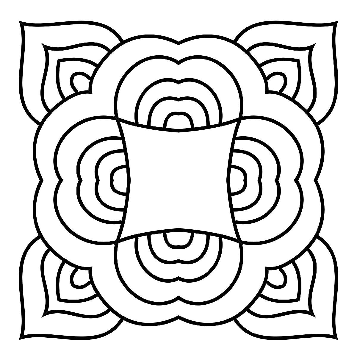 Simple Mandalas Coloring Book