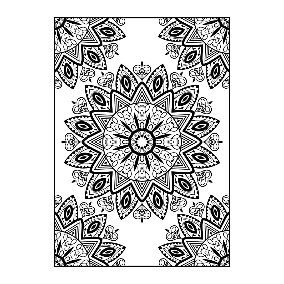 Kaleidoscope Coloring Book