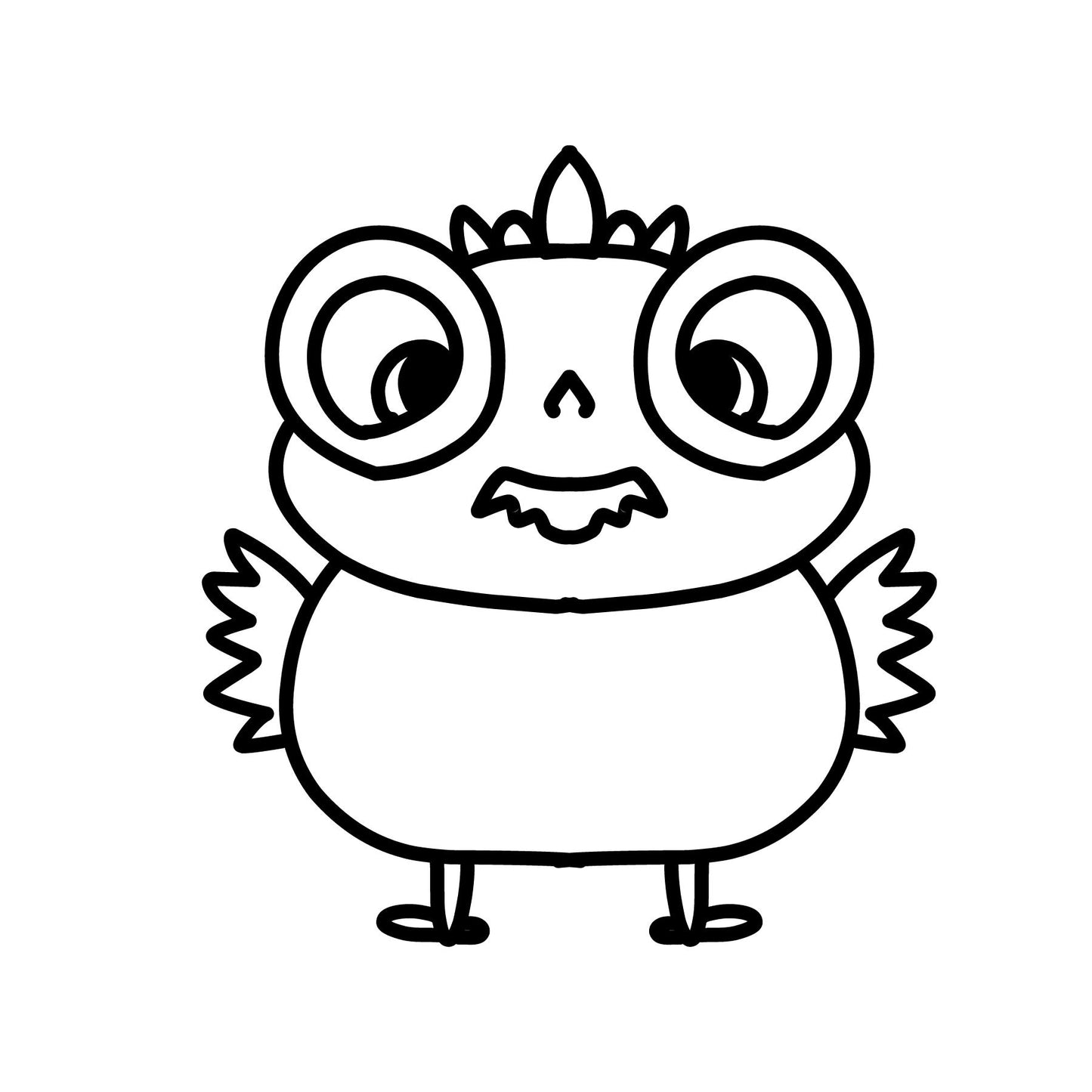 Monsters Mini Coloring Book