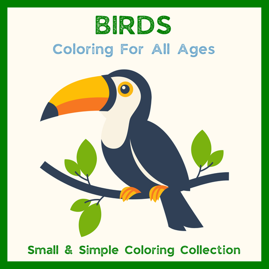 Birds Mini Coloring Book