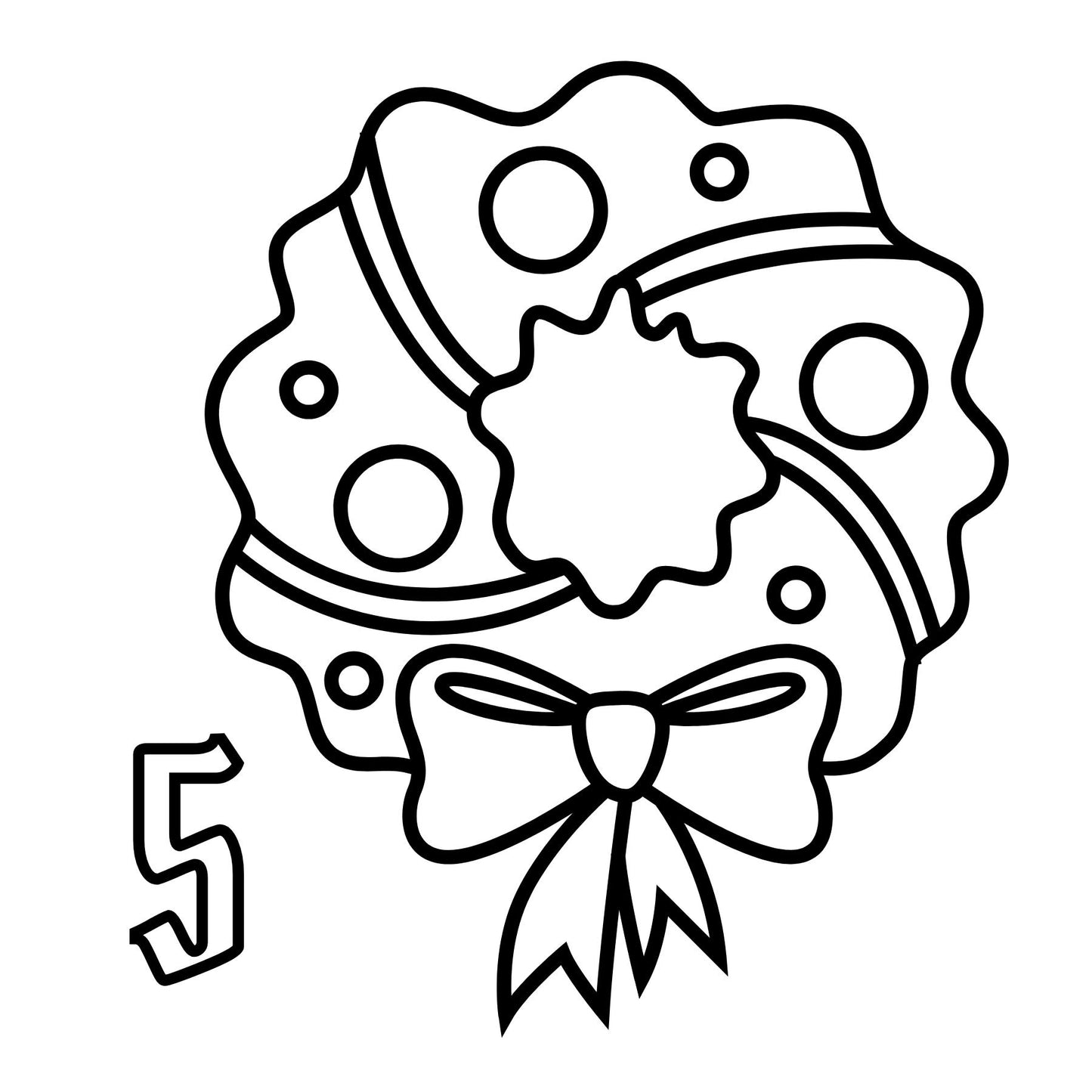 25 Days of Christmas Mini Coloring Book