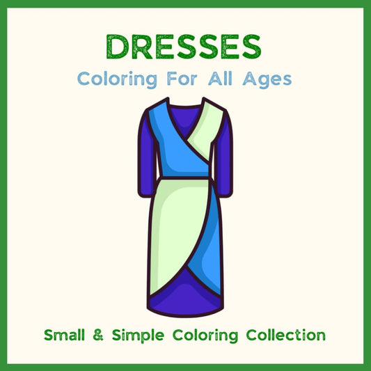 Dresses Mini Coloring Book