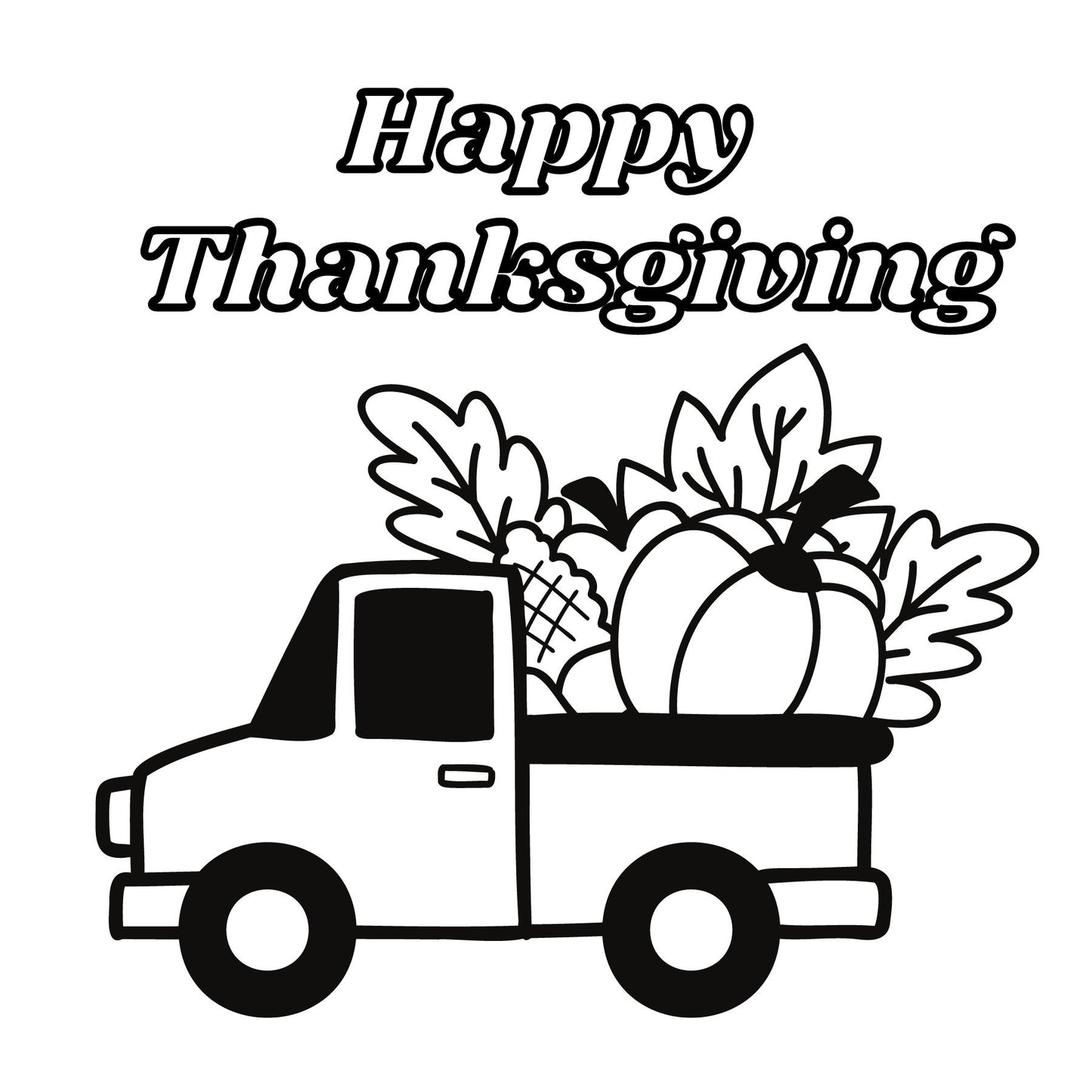 Thanksgiving Mini Coloring Book