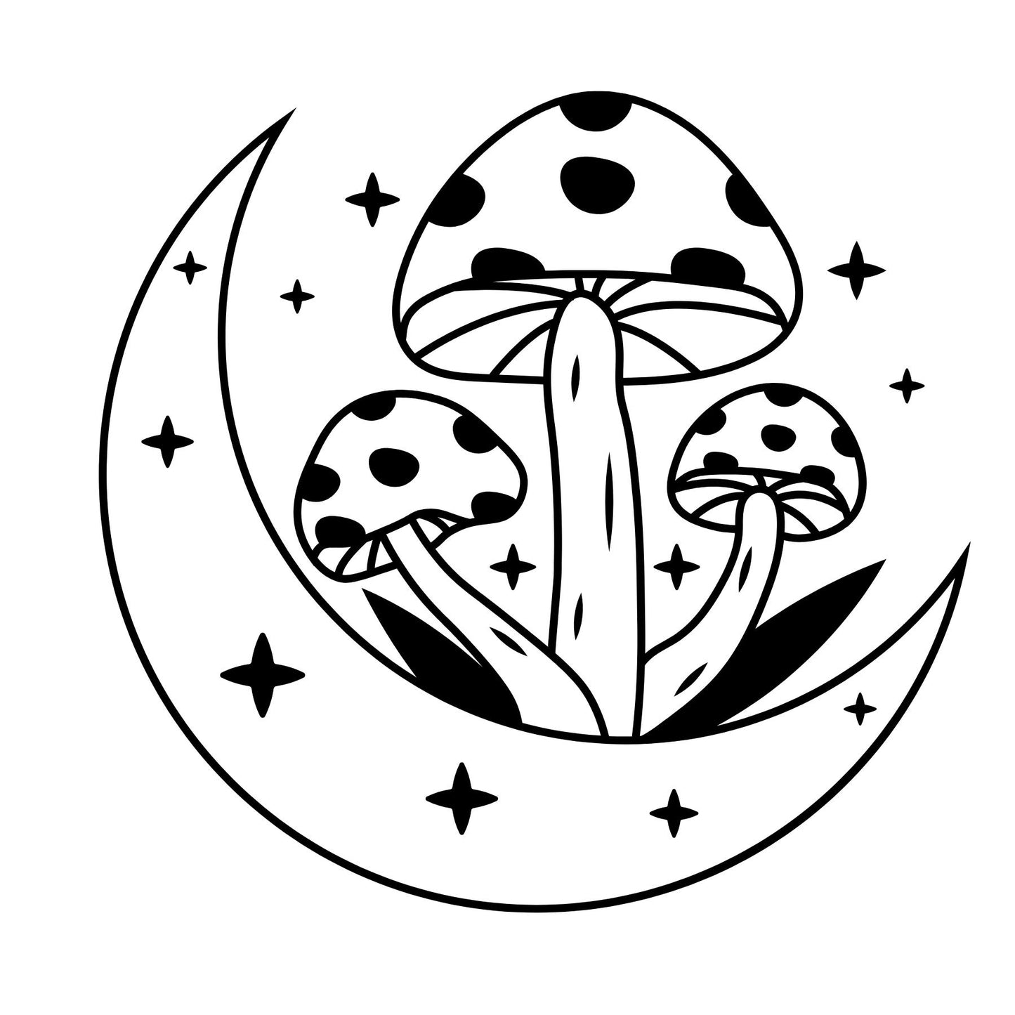 Mushrooms Mini Coloring Book