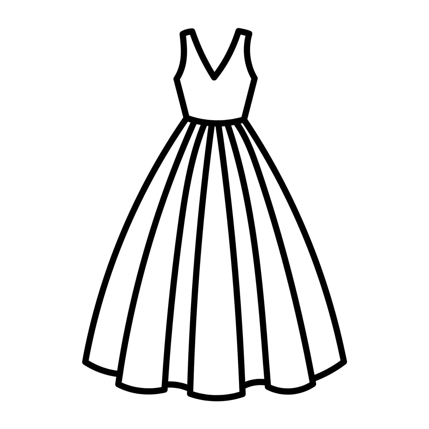 Dresses Mini Coloring Book
