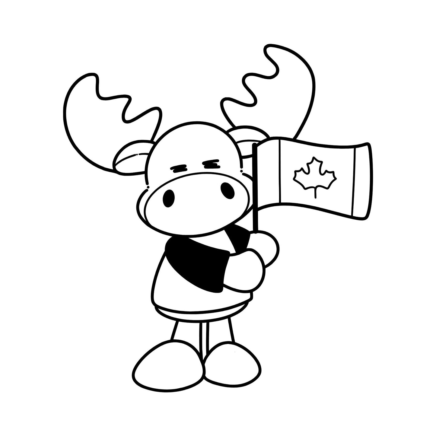 Canada Day Mini Coloring Book