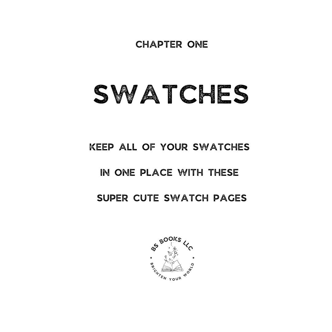 Swatch Book - A Place For All of Your Swatches & Patterns