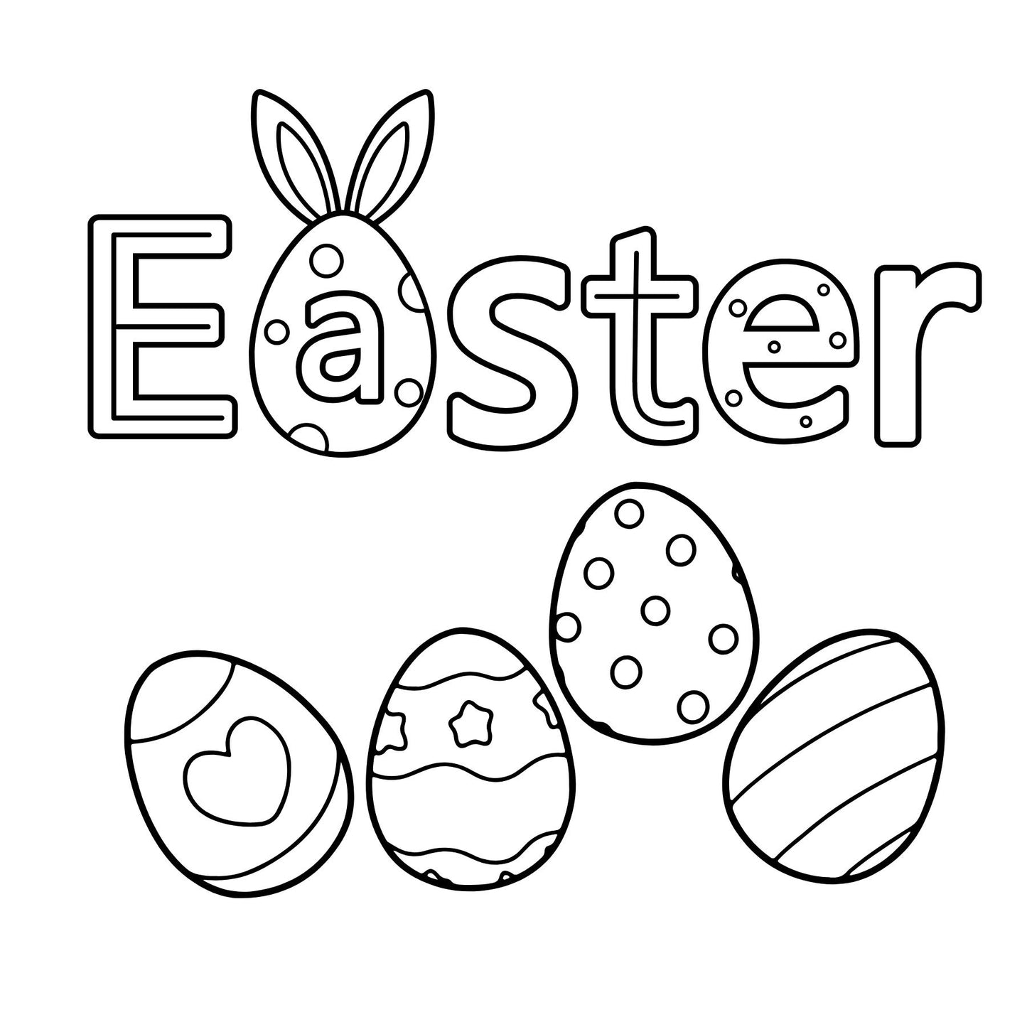 Easter Mini Coloring Book