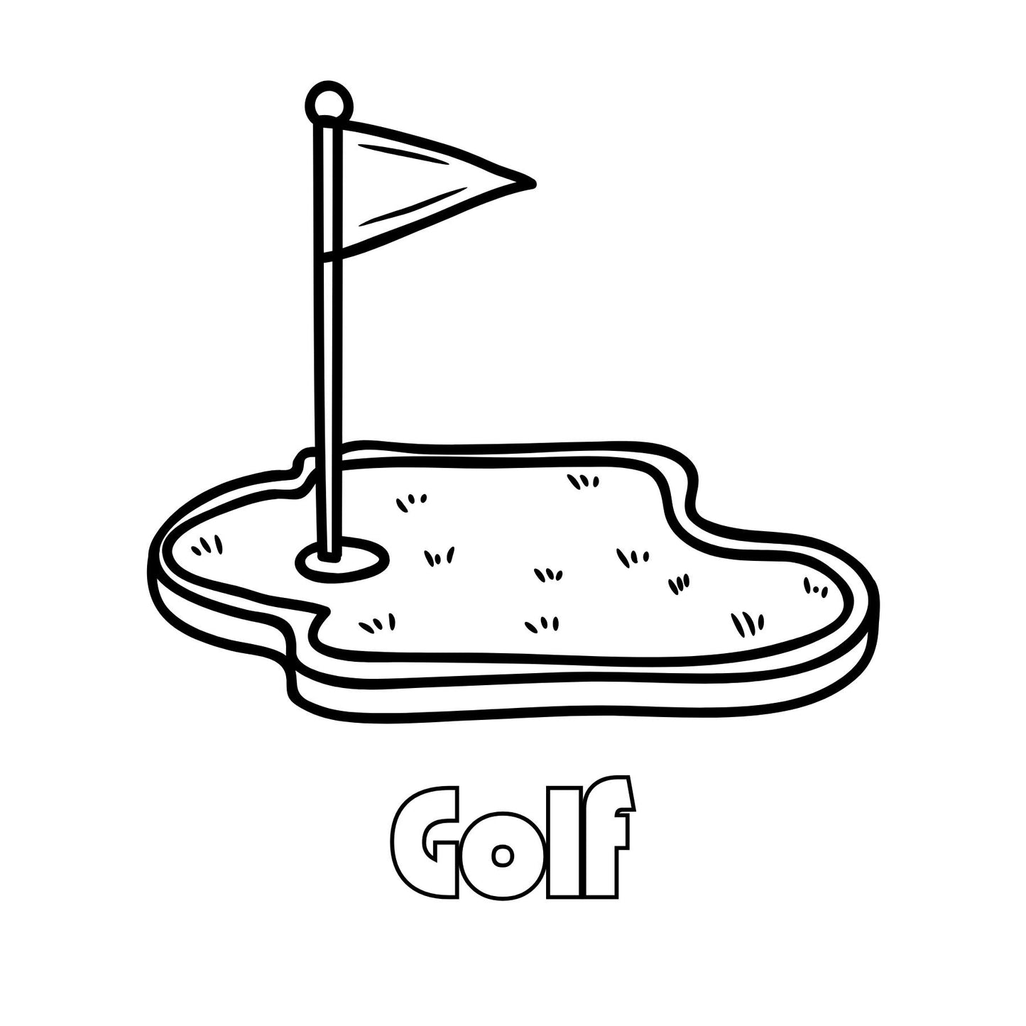 Sports Mini Coloring Book