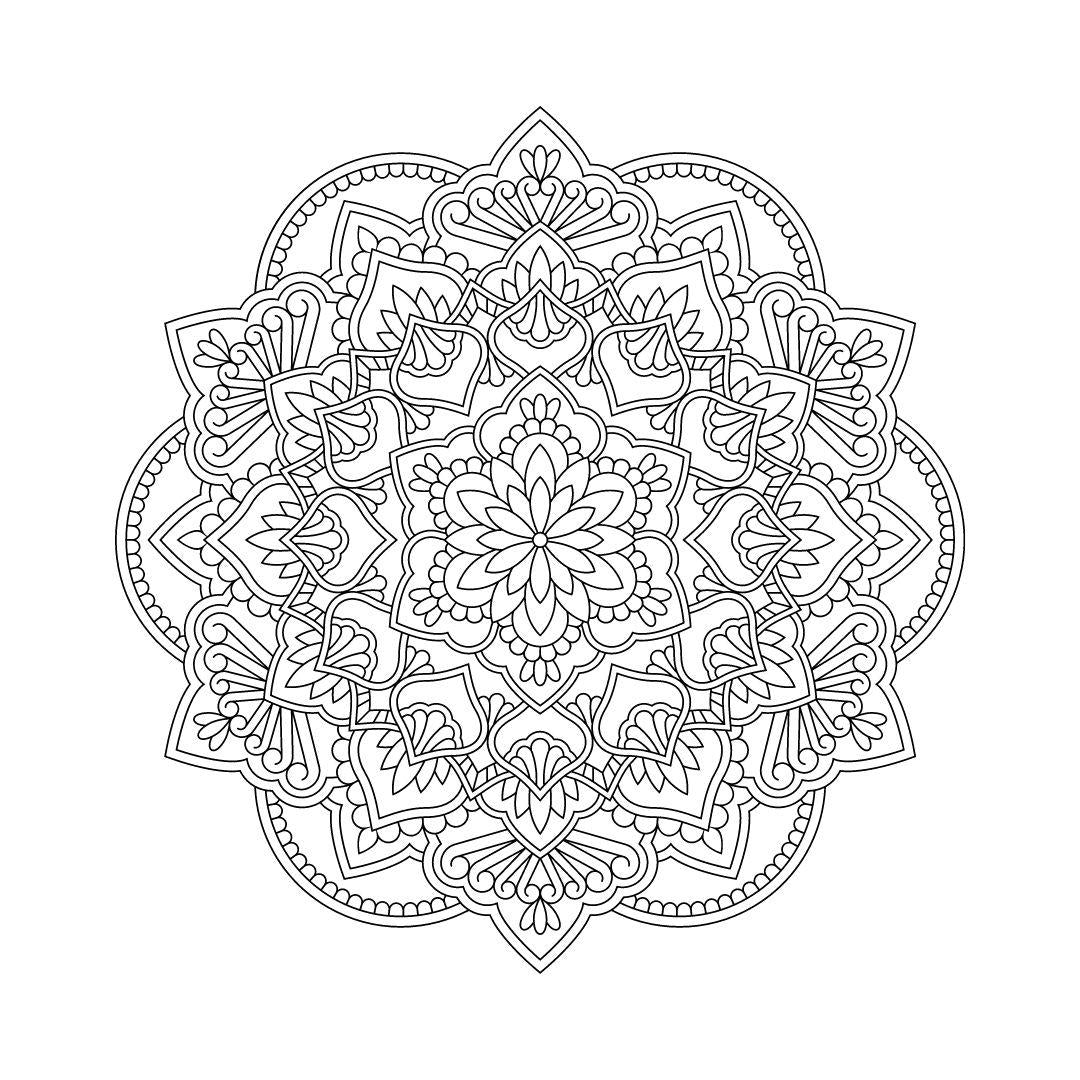 Mandalas Coloring Book
