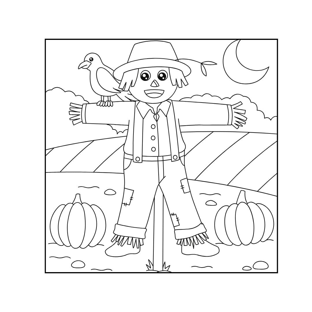 Warm & Cozy Autumn Coloring Book